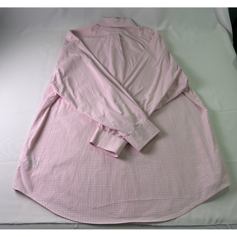 Brooks Brothers Regent Pink Gingham Check Button Down Shirt Mens XL 1818 Cotton - Picture 8 of 11